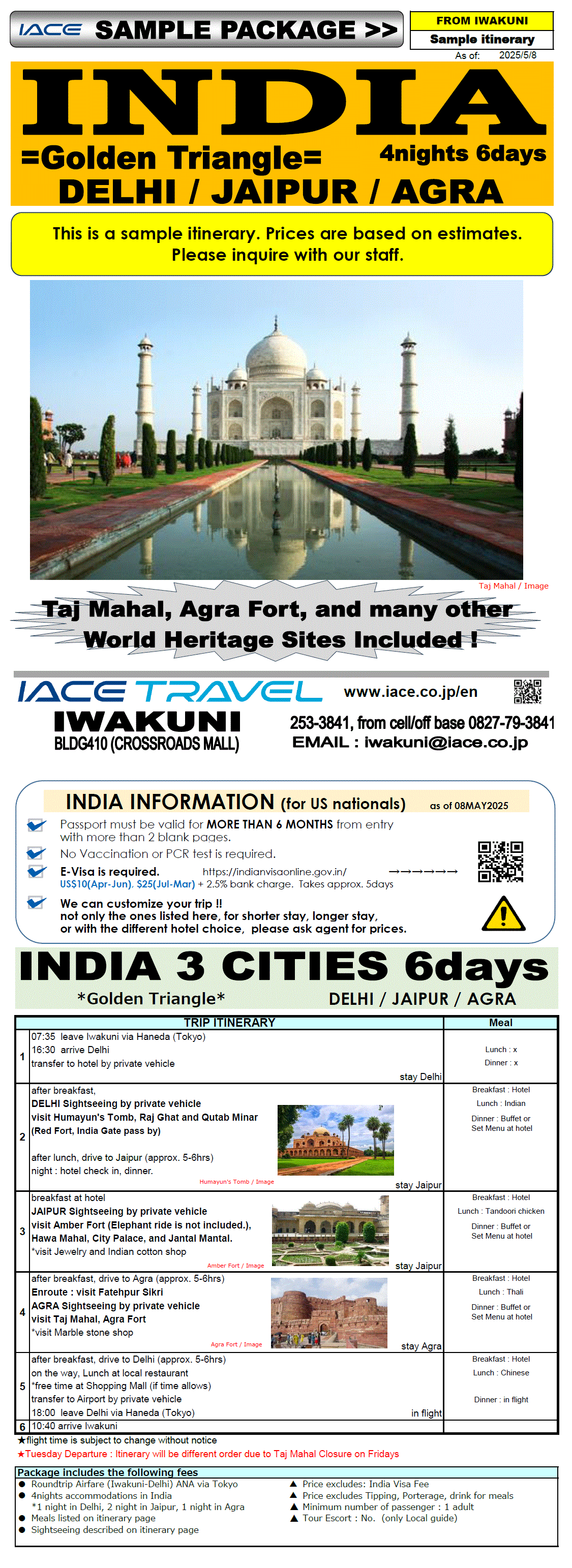 India 6days