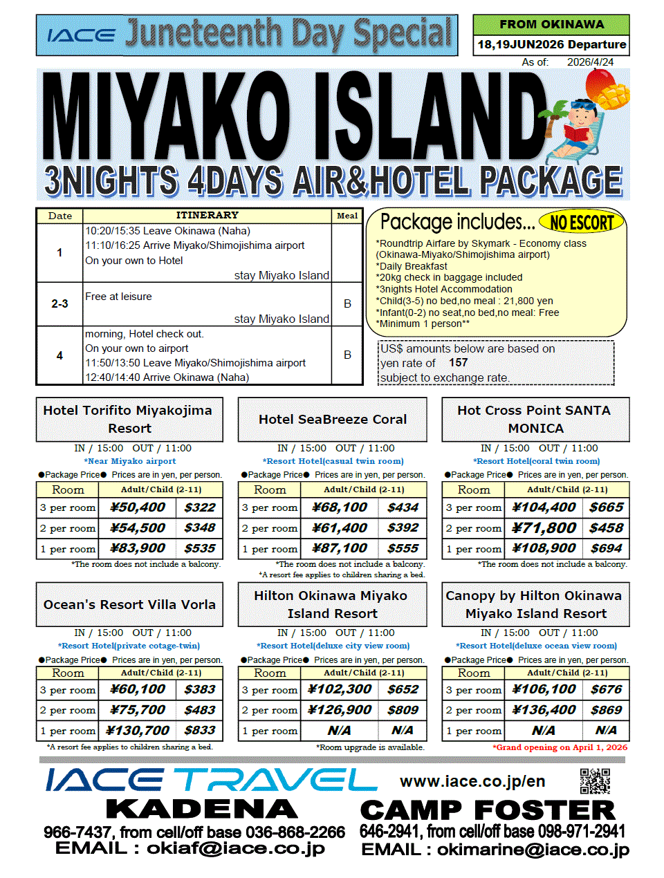 Miyako Island 3days