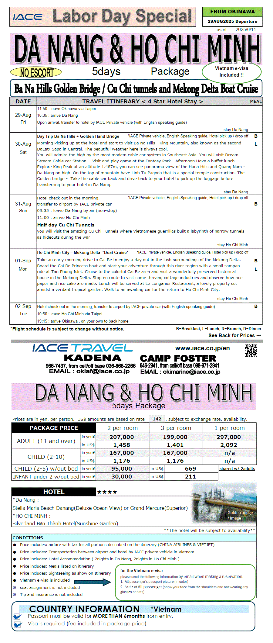 Da Nang & Ho Chi Minh 5days