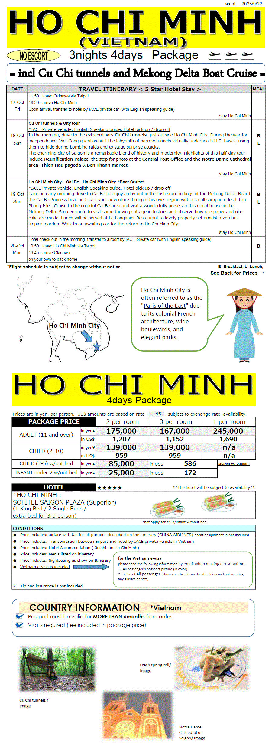 Ho Chi Minh 4days