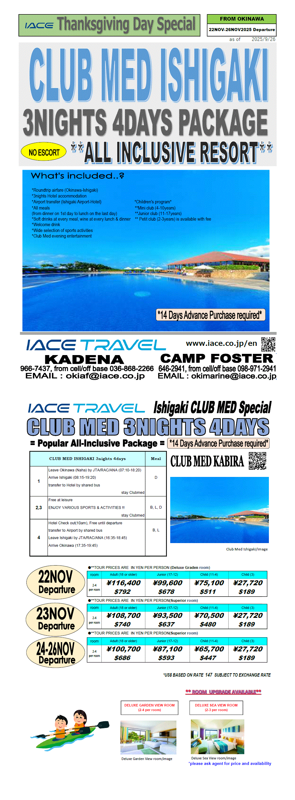 Club Med Ishigaki 4days