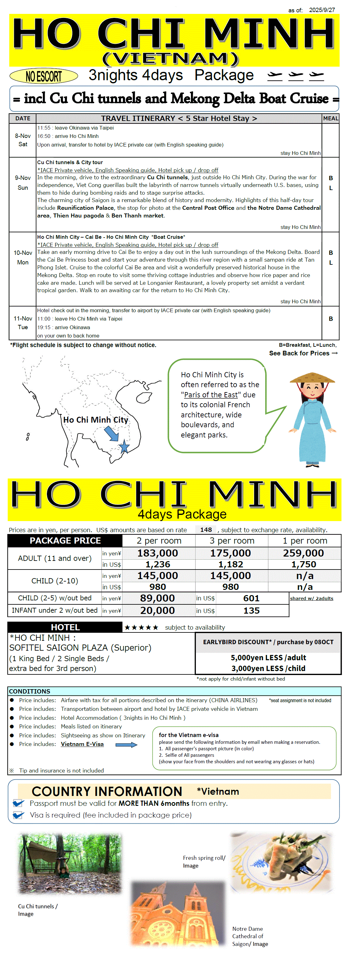 Ho Chi Minh 4days