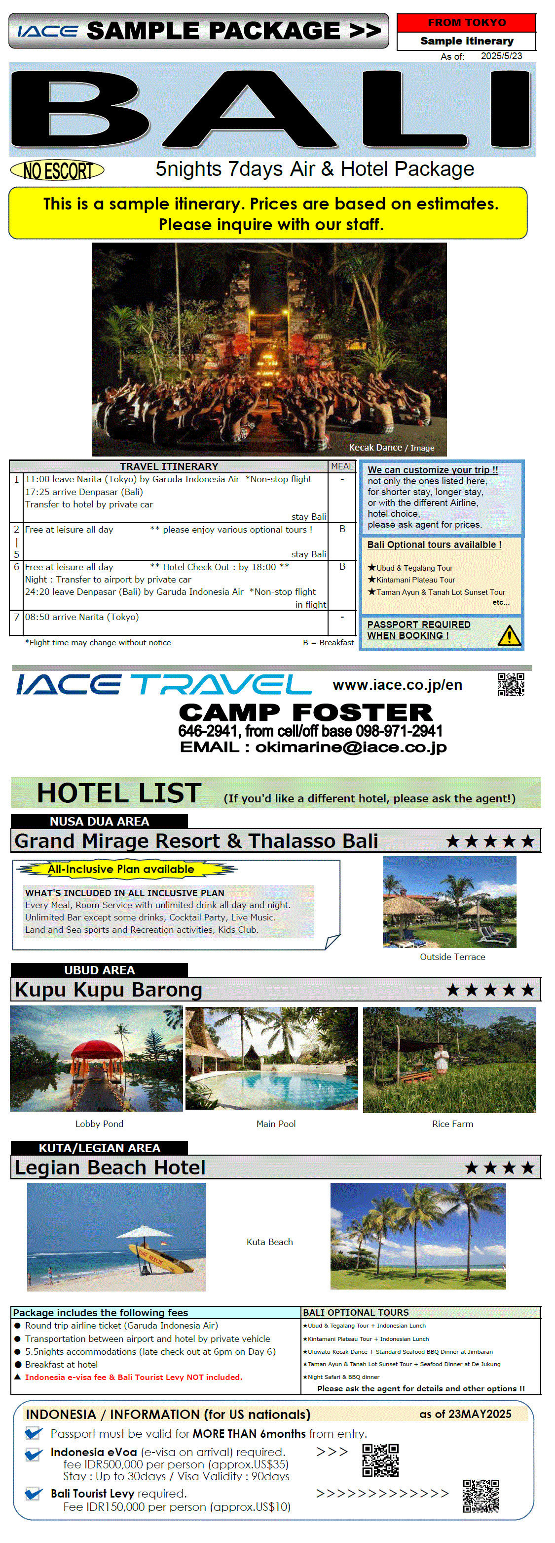 Bali 7days